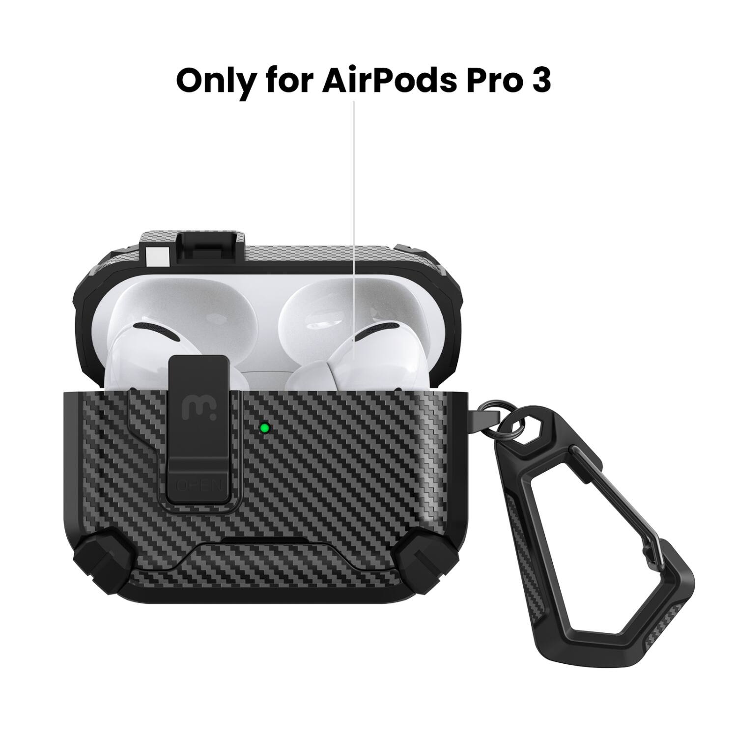 Mybat Pro Magnetic Locking AirPods Case for Apple AirPods Pro 3