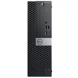 Dell - Refurbished Excellent - Optiplex 5060 SFF Desktop PC, Intel Core i5-8500 up to 4.1Ghz, 32GB DDR4 RAM, 1TB SSD, USB WiFi, Win11 Pro - Black