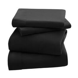 Gracie Mills - Seraphina Anti-Pill Micro Fleece Sheet Set with 3M Scotchgard treatment - Black