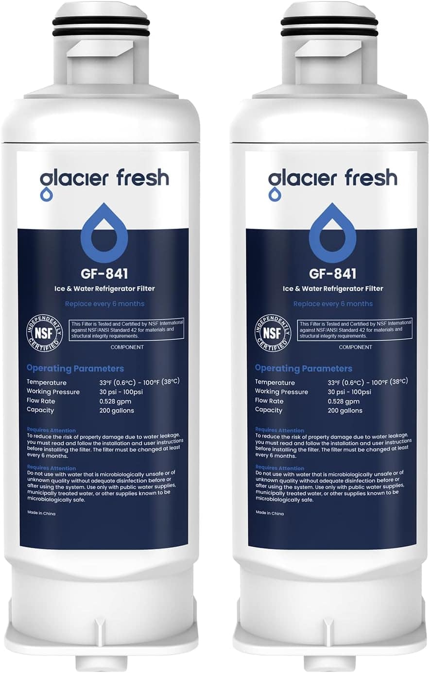 GLACIER FRESH - Replacement for DA97-17376B Refrigerator Water Filters 2 Pack