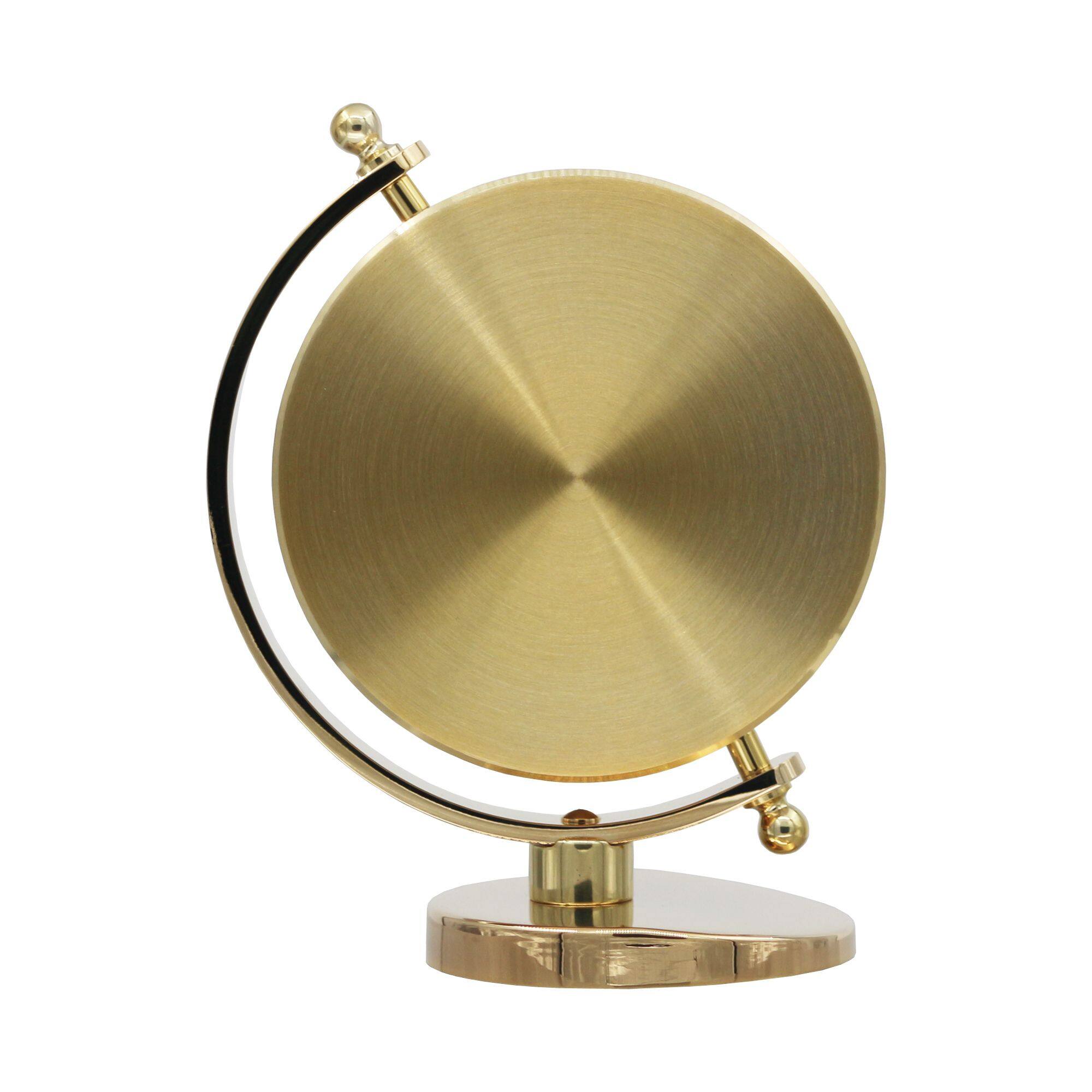 Alt View 2. Seiko - Seiko Golden Globe Desk and Table Clock - Gold Tone.