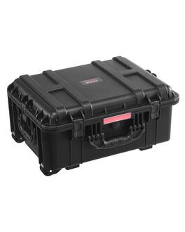 VEVOR - Weatherproof Hard Case,Heavy Duty Protective Dry Box Case with Pre-Cut Foam,Wheels & Retractable Pull Handles for Travel - Black
