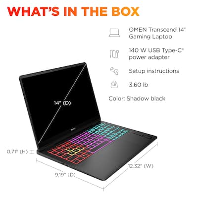 HP OMEN Transcend 14 HP OMEN Transcend 14