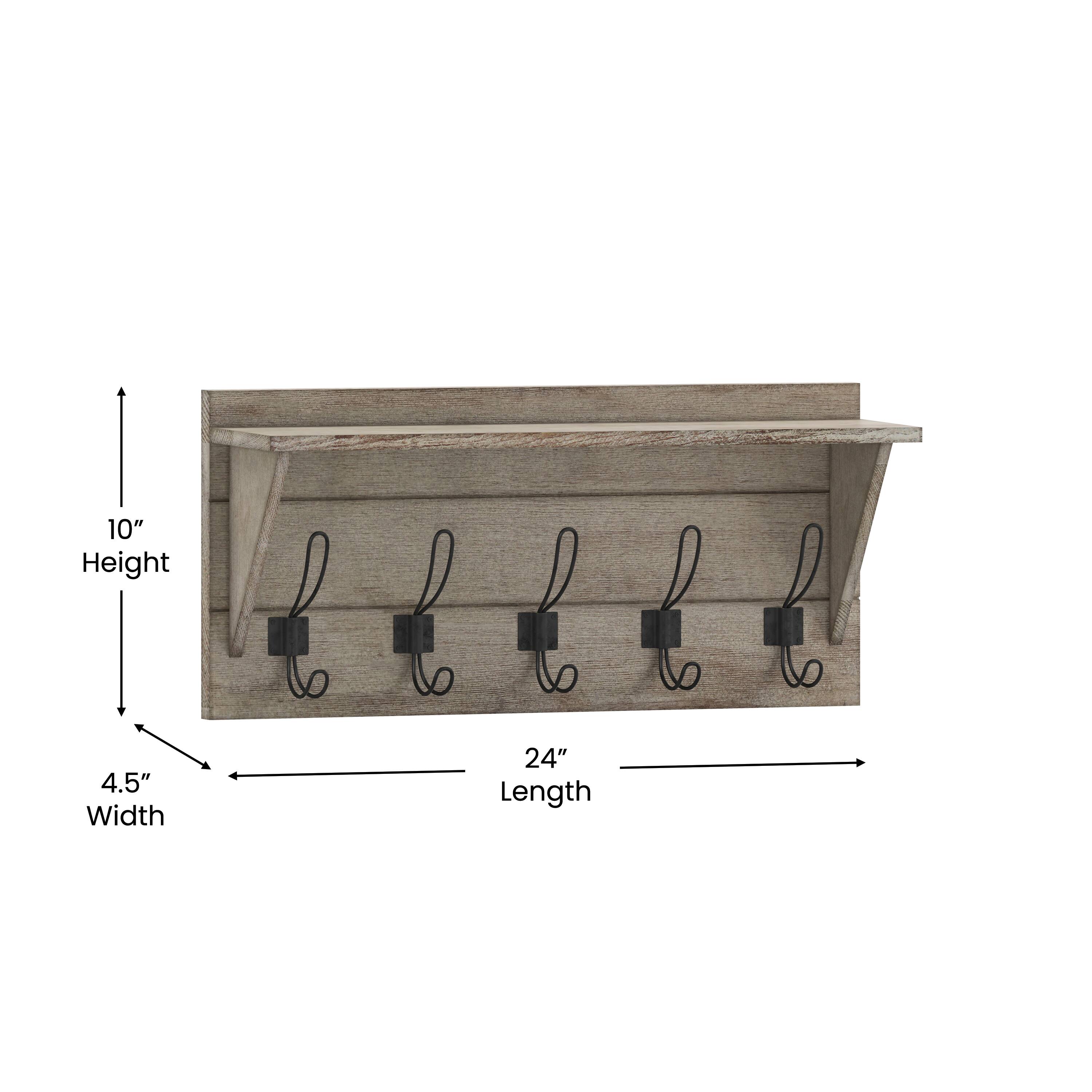 10" Height, 4.5" Width, 24" Length