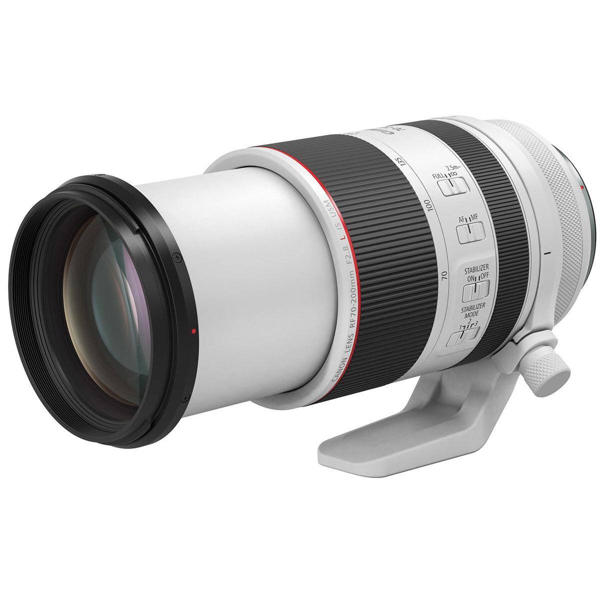 USM IS DO F2.8 LENS RF70-200mm CANON  
135  
2.5m- FULL 100 AF MF 70 STABILIZER OFF ON STABILIZER MODE