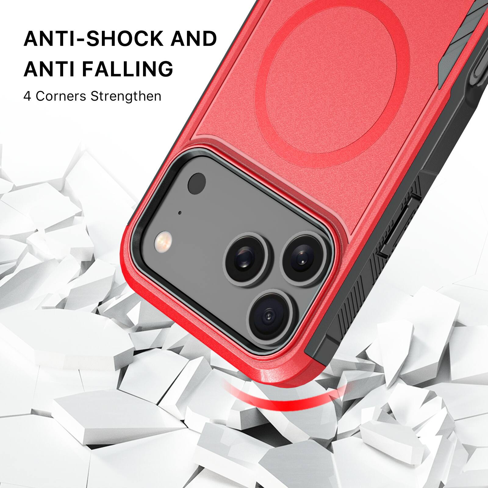 ANTI-SHOCK AND ANTI FALLING  
4 Corners Strengthen