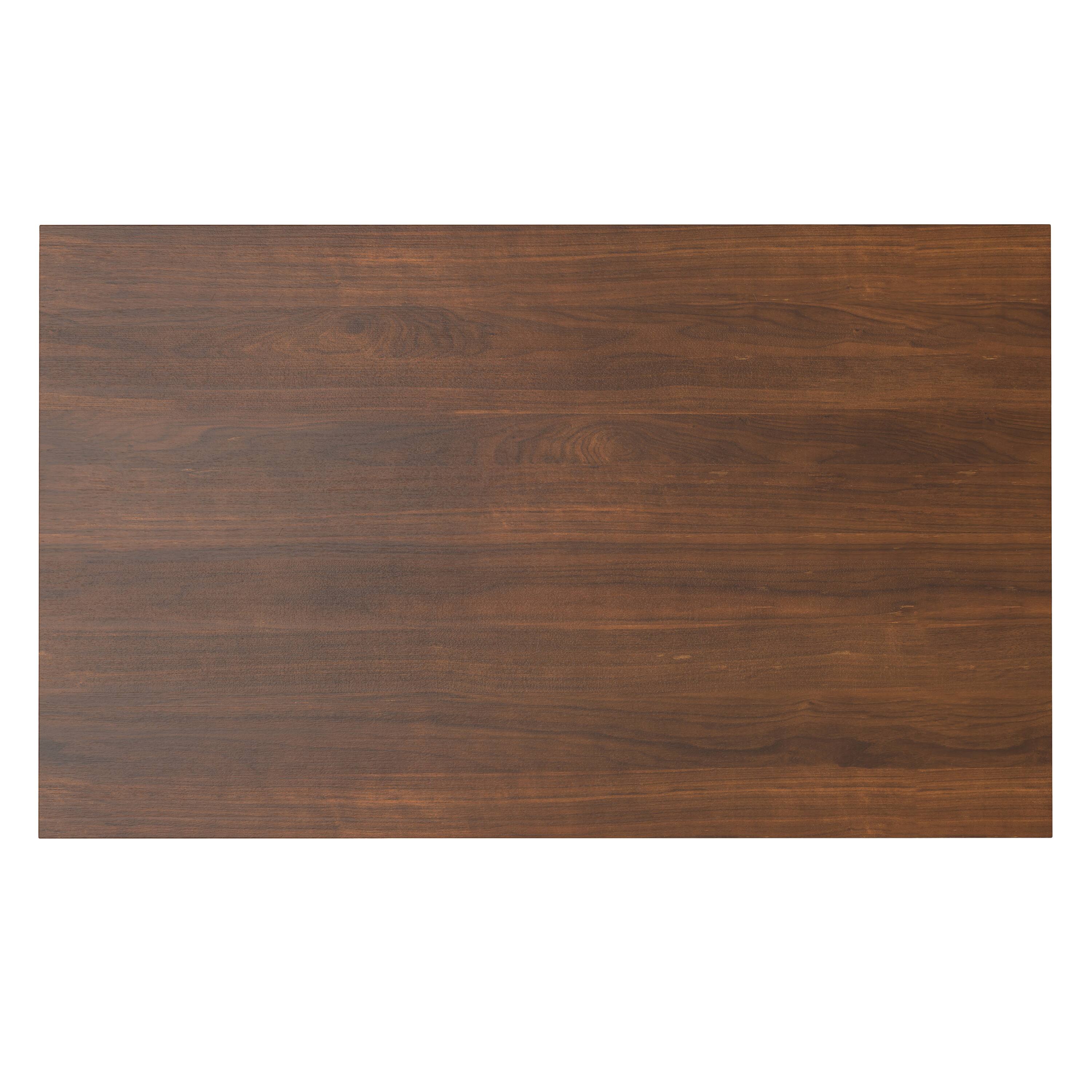 Alt View 2. Simpli Home - Lowry 66 inch x 40 inch Rectangle Modern Industrial Dining Table in Walnut Veneer - Walnut Veneer.