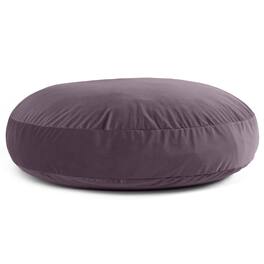 Jaxx - 6 Foot Cocoon - 2-in-1 Convertible Bean Bag Bed & Large Bean Bag Chair for Adults, Premium Lush Velvet - Purple - Lush Velvet Purple