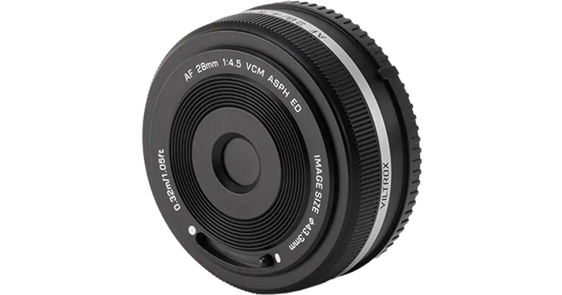 28mm 1:4.5 AF VCM ASPH ED 0.32m/1.05ft IMAGE SIZE 43.3mm

VILTROX