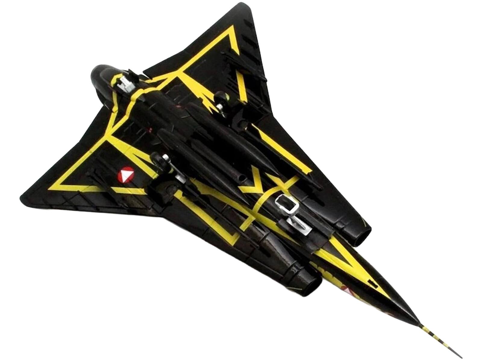Alt View 3. Aviation 72 - Saab Draken Fighter Aircraft "Dragon Knights, Retirement Livery" (2005) Austrian Air Force 1/72 Model by Aviation 72.