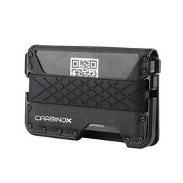 Carbinox - Smart Wallet Pro RFID & NFC Blocking, Slim Minimalist Design, Water-Resistant PU Cover - Black