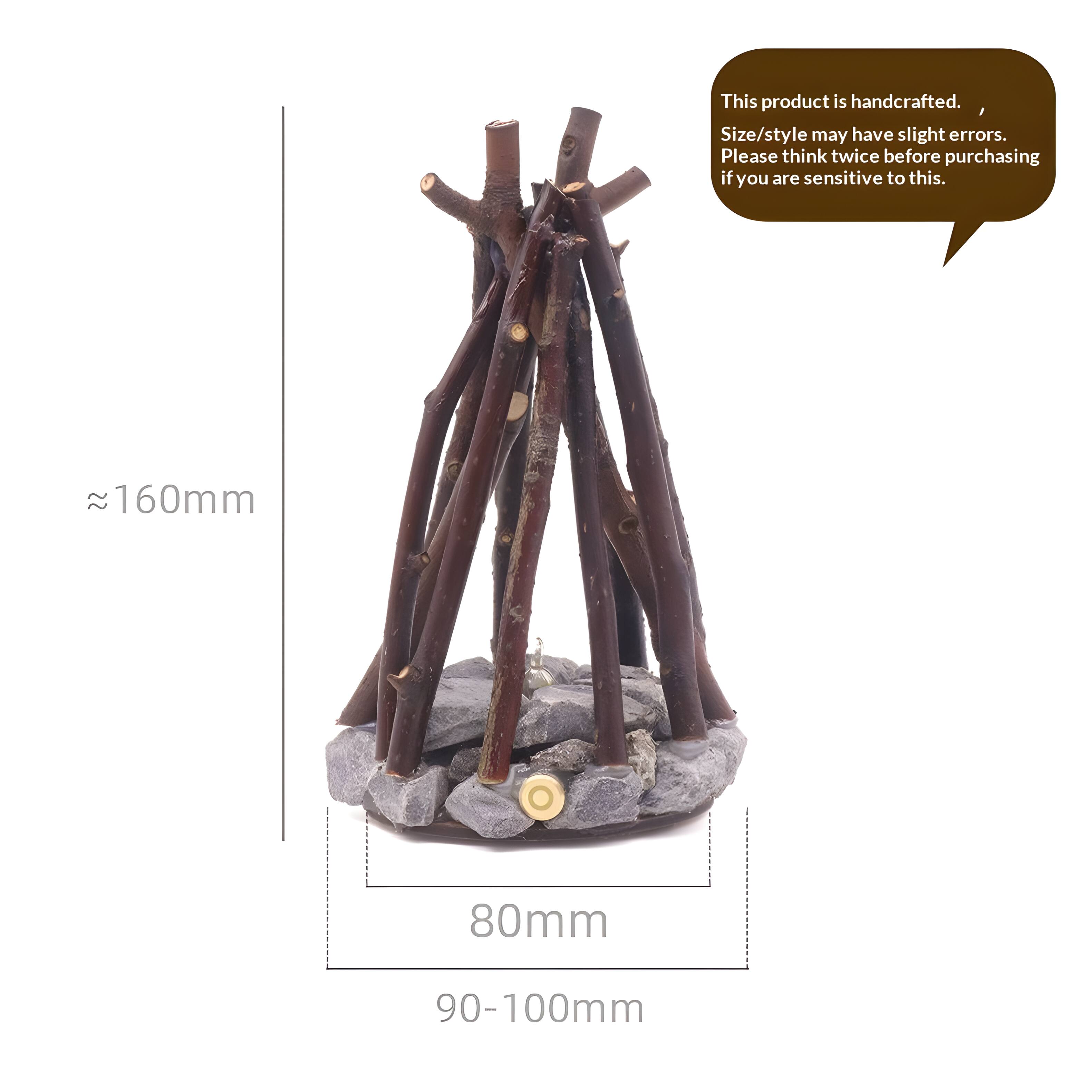 This product is handcrafted. Size/style may have slight errors. Please think twice before purchasing if you are sensitive to this.

160mm  
80mm  
90-100mm