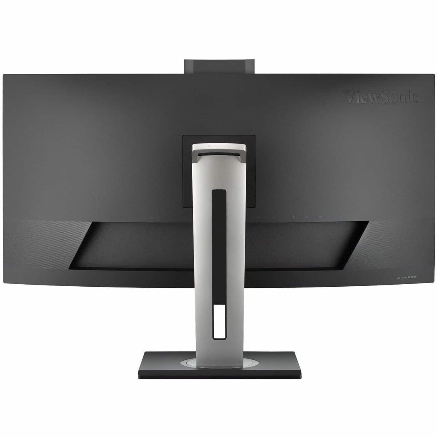 Alt View 11. ViewSonic - VG3457CV 34" WUQHD Curved Video Conferencing Docking Monitor (USB-C) - Black.