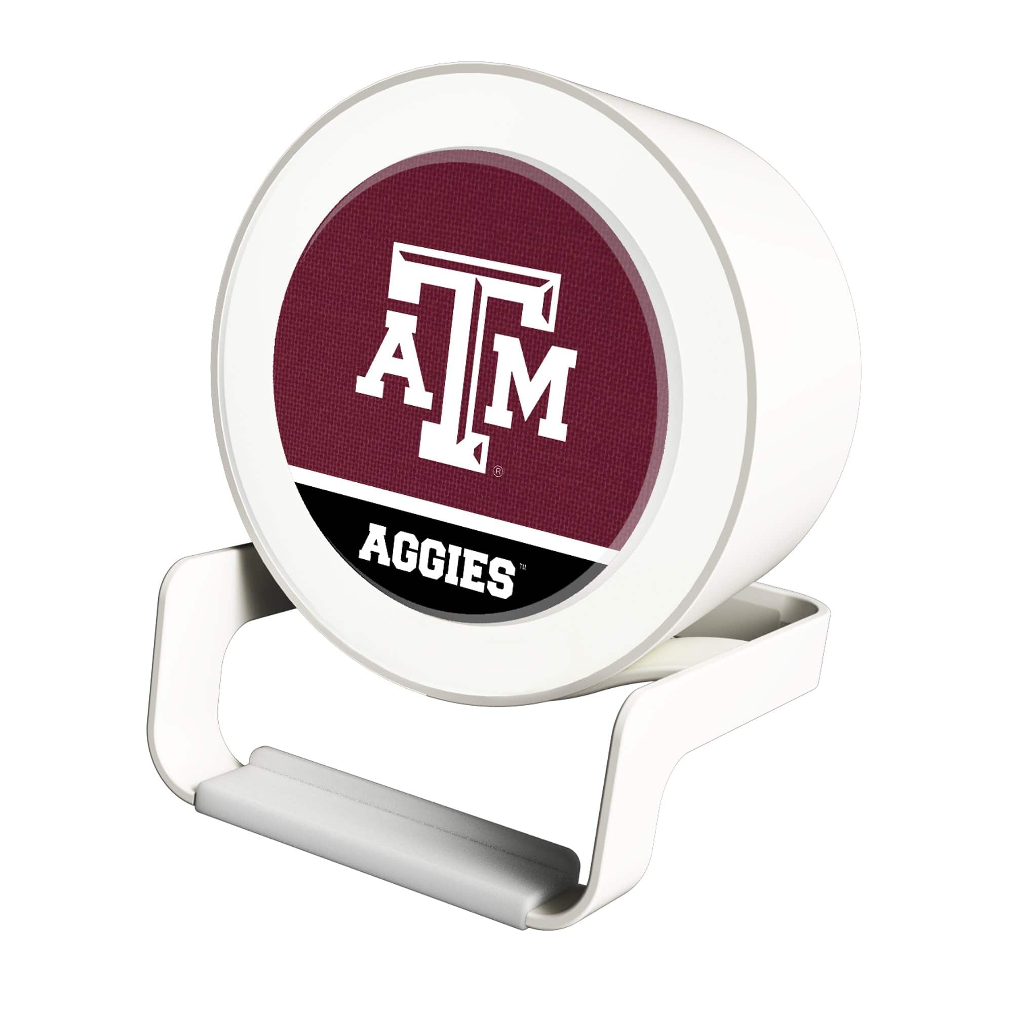 Keyscaper - Texas A&M Aggies Night Light Wireless Charger And Bluetooth Speaker - Multicolor