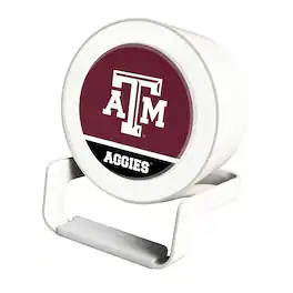 Keyscaper - Texas A&M Aggies Night Light Wireless Charger And Bluetooth Speaker - Multicolor