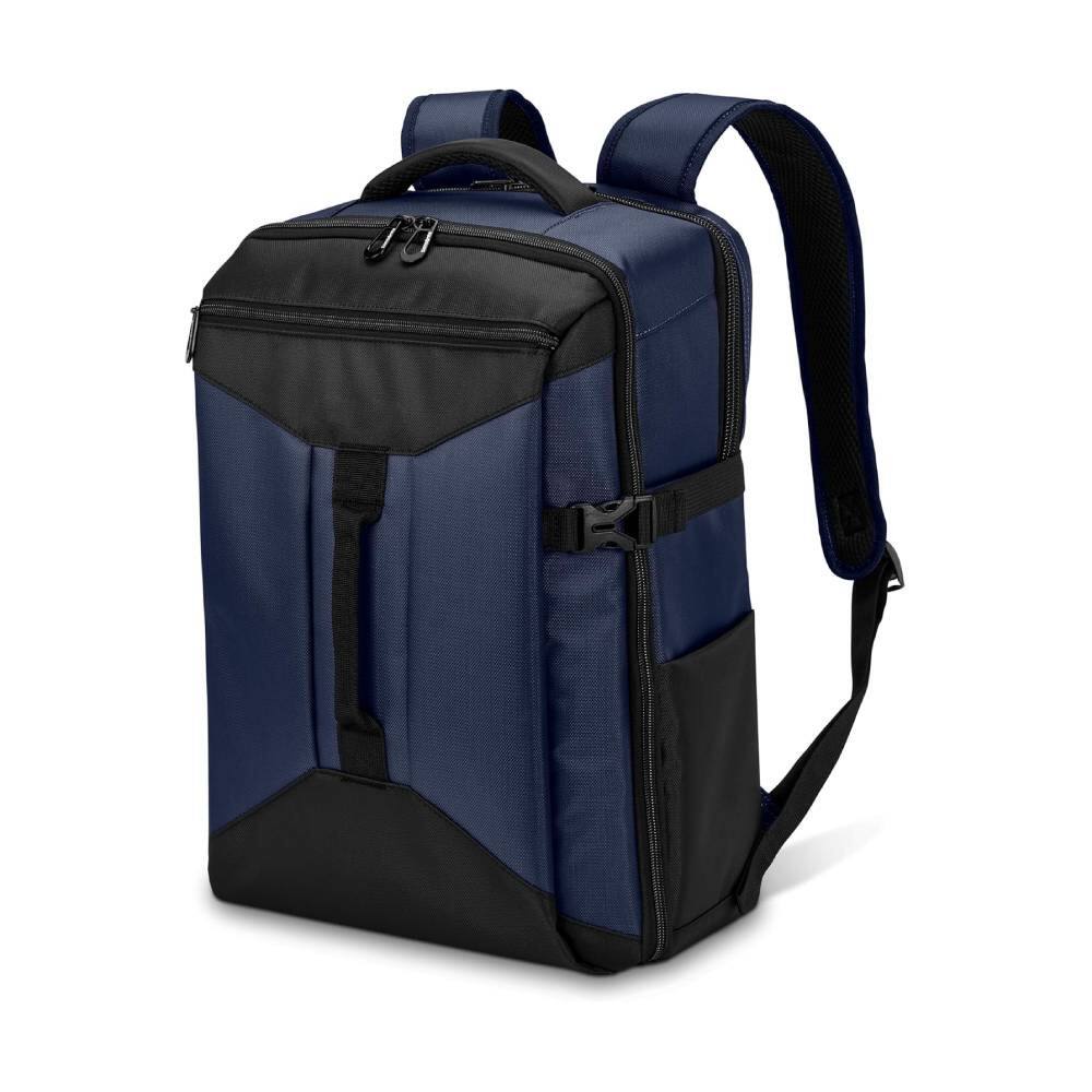 Front. Circus Cirle - Circus Cirle Durable Travel Backpack With Multiple Compartments - Blue.