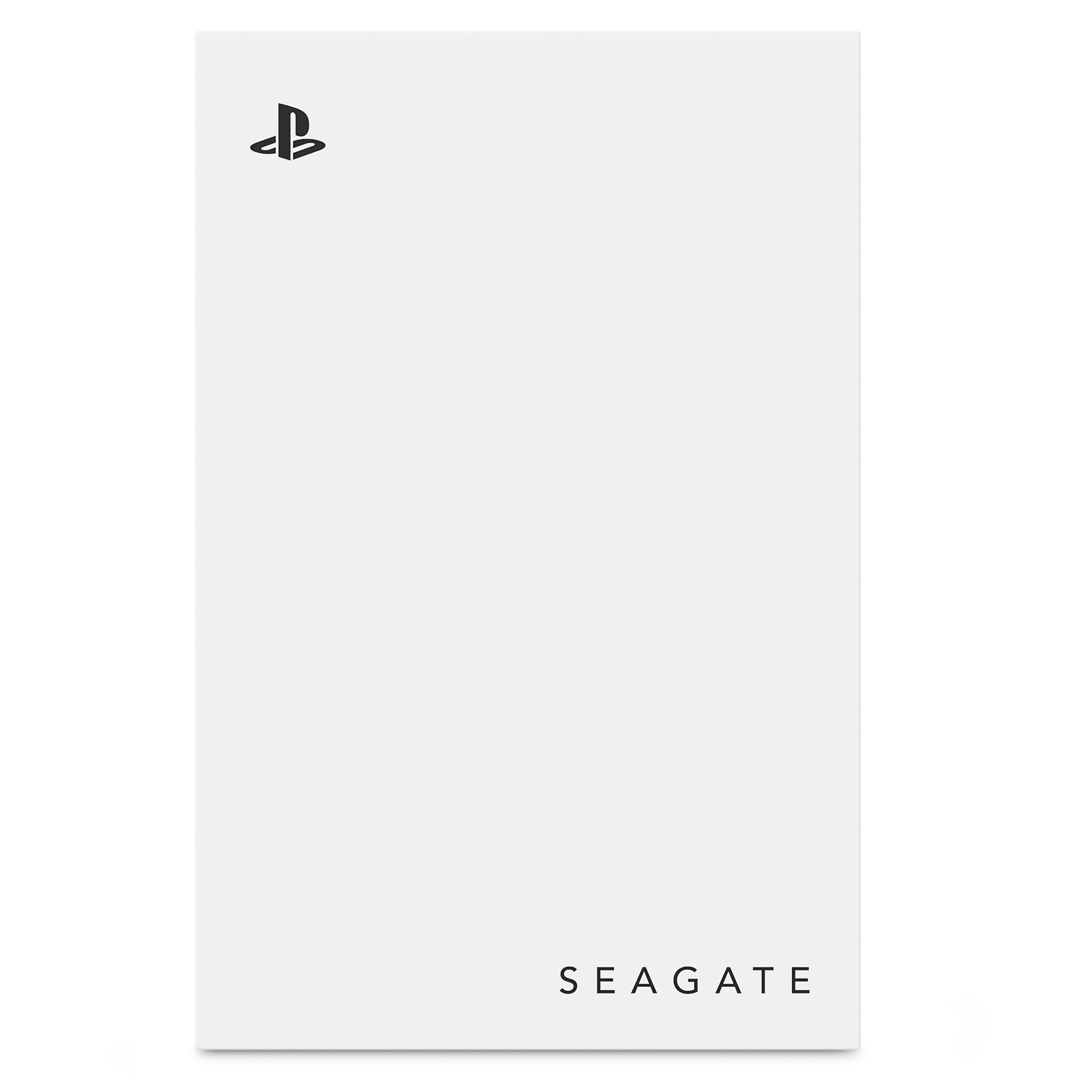 Alt View 15. Seagate - Game Drive for PlayStation Consoles 2TB External USB 3.2 Gen 1 Portable Hard Drive with Blue LED Lighting - White.