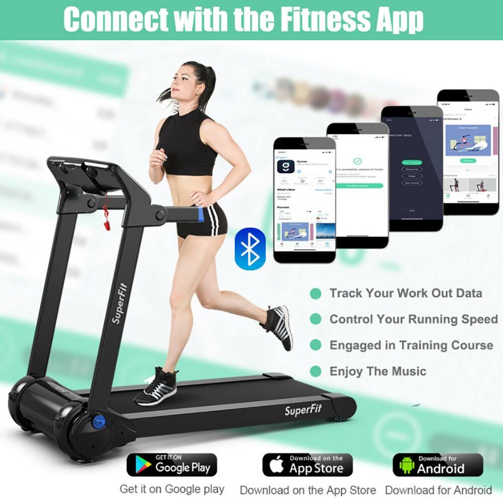 Connect with the Fitness App

- Track Your Work Out Data
- Control Your Running Speed
- Engaged in Training Course
- Enjoy The Music

SuperFit

GET IT ON
- Download on the App Store
- Download for Android
- Get it on Google Play