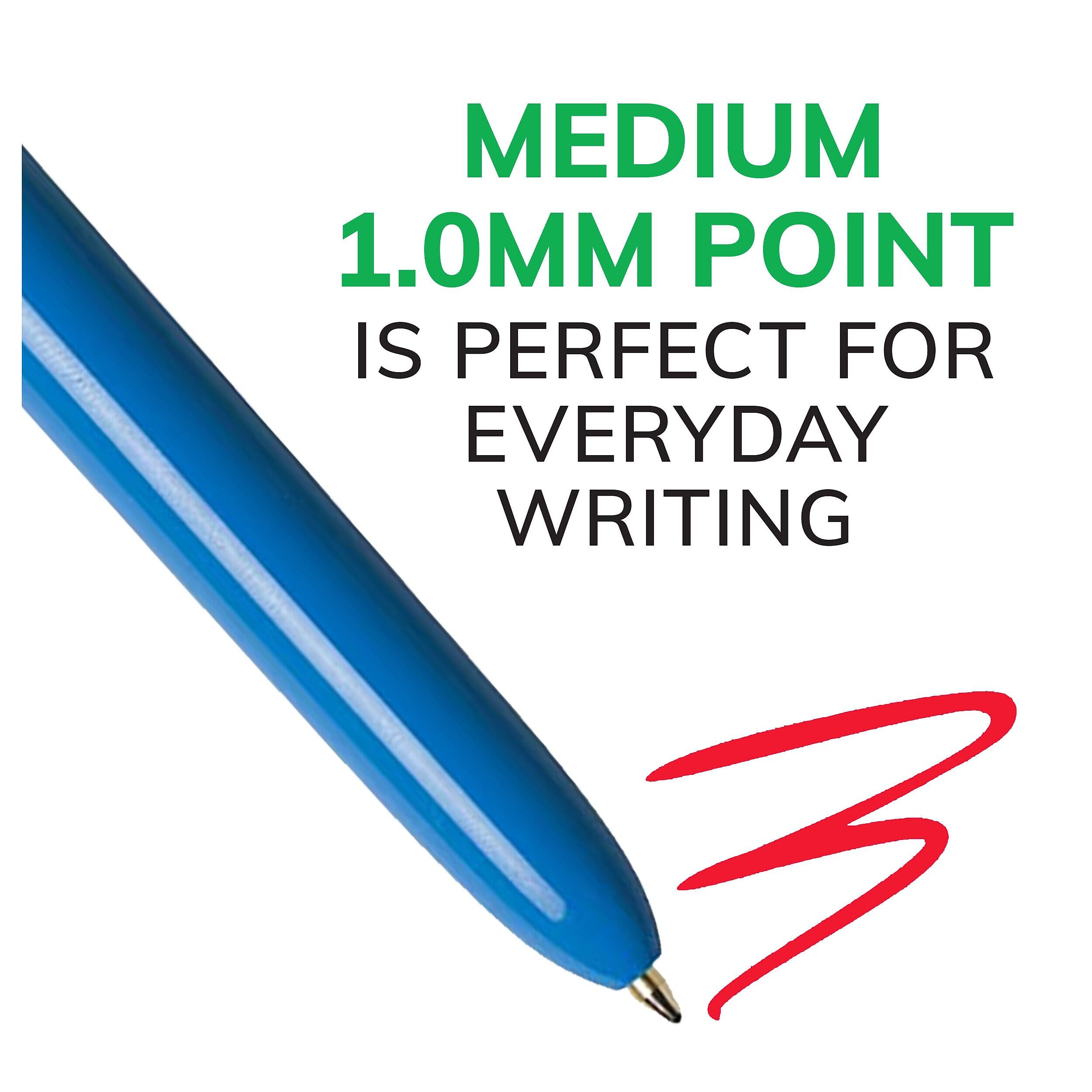 MEDIUM 1.0MM POINT IS PERFECT FOR EVERYDAY WRITING