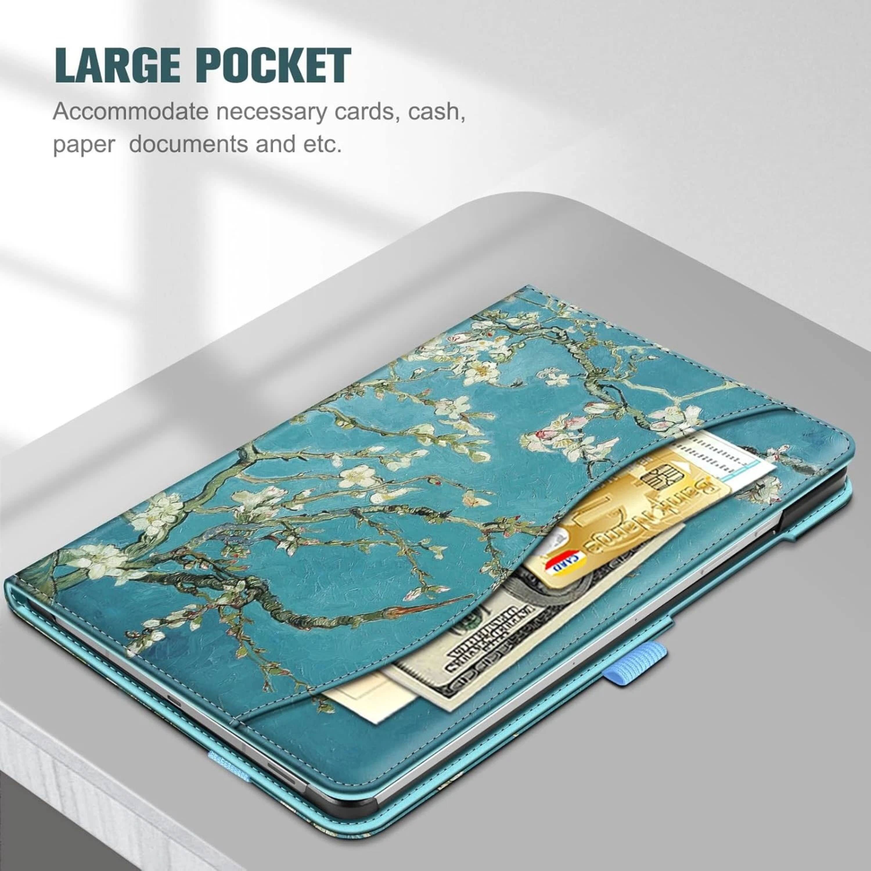 LARGE POCKET  
Accommodate necessary cards, cash, paper documents and etc.