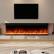 Front. FUFU & GAGA - 60" 3-Sided Holographic Electric Fireplace with WiFi App & Remote Control 12 Flame Colors, Timer Quiet Heater - Black.