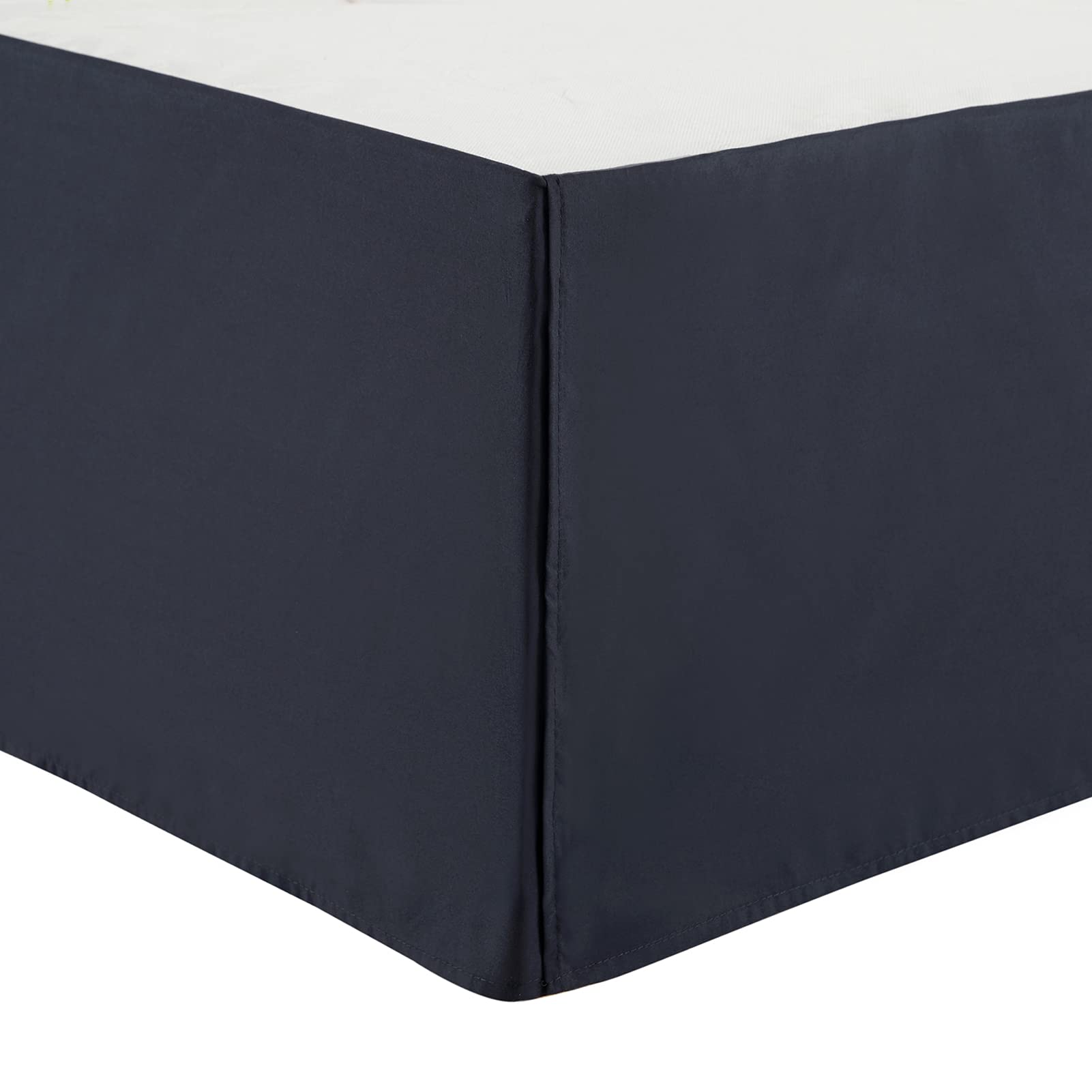 Alt View 7. Paradigms Interiors - Gray Plaid Pattern Bed In A Bag 8 Piece Bedding Comforter Sets 1 2 Pillow Shams Flat Sheet Fitted Skirt Pil... - Black-Full/Queen.