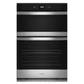 Whirlpool - 27 inch Smart Built-In Electric Combination Wall Oven with Air Fry - Stainless Steel