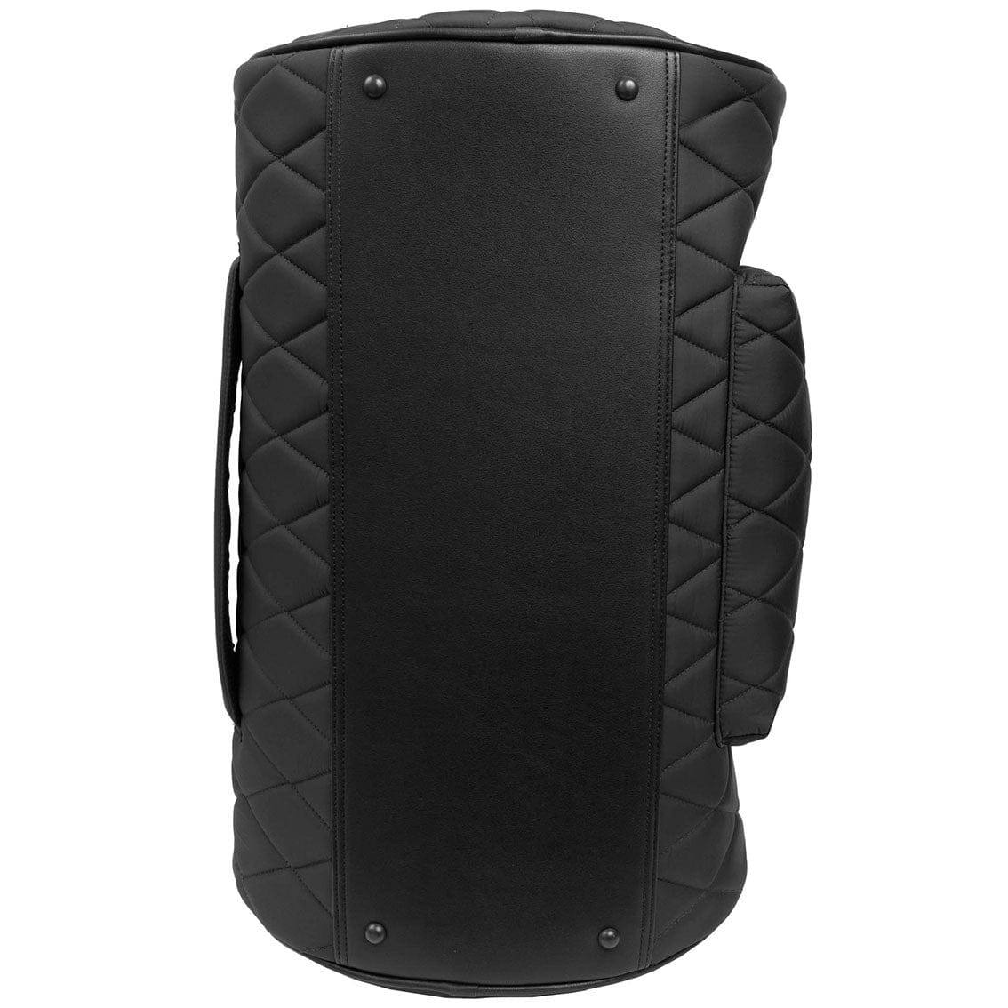 Alt View 6. Max Studio - 20-Inch Large Nylon Diamond-Quilted Roll-Front Duffle Bag - 236-CHOCOLATE.