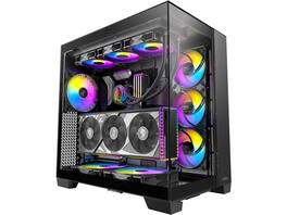 Antec - C8 ARGB, 2x TQR 160mm & 1x TQ 140mm Fans, Dual-chamber, Type-C, 360mm Radiator, RTX 40 compatible Full-Tower Case - ARGB