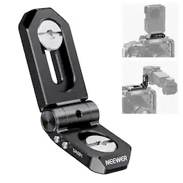 Neewer - Mini Foldable L Plate, 1/4" Screws, Detachable Pin