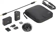 Front. DJI - DJI Mic Mini (1 TX + 1 RX) - Black.