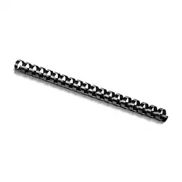 Staples - 5/8" Plastic Binding Spine Comb, 120 Sheet Capacity, 25/Pack - Black