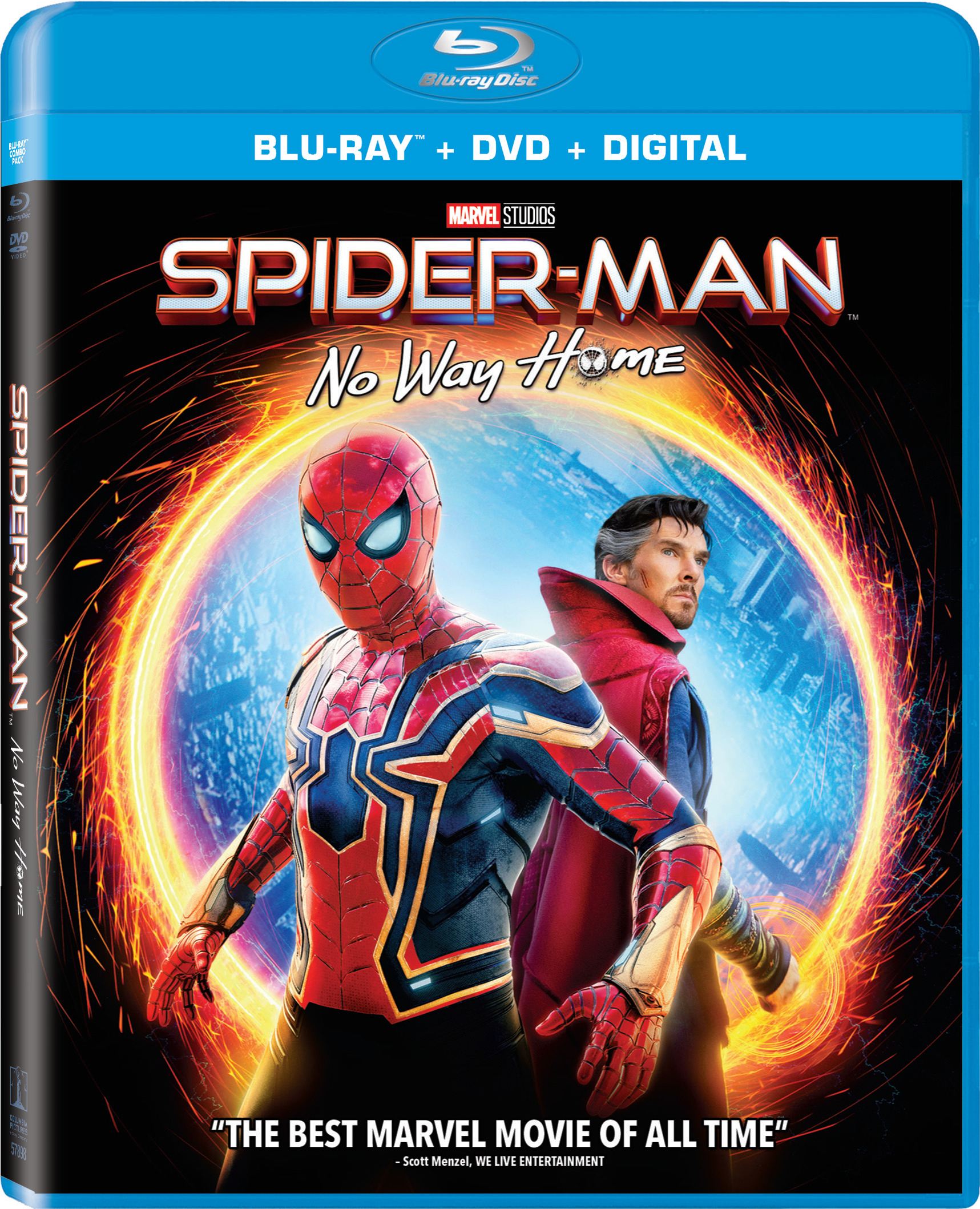 Spider-Man No Way Home Includes Digital Copy Blu-ray/DVD 2021