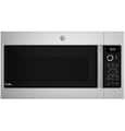GE Profile - 1.7 Cu. Ft. Convection Over-the-Range Microwave with Sensor Cooking and Air Fry - Stainless Steel