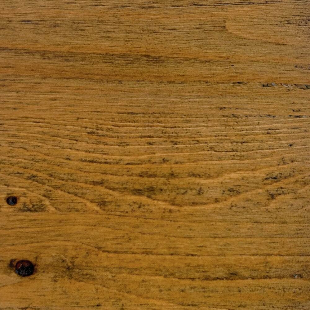 Alt View 4. Bestier - Solid Wood Farmhouse Platform Bed Frame, No Box Spring Needed, 6.5" Under Bed Storage & Quiet Design - Caramel.