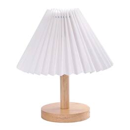 Cluzine - Nordic INS Ruffled Lacquer Table Lamp LED Night Light for Bedroom Homestay Girls Dorm Decoration