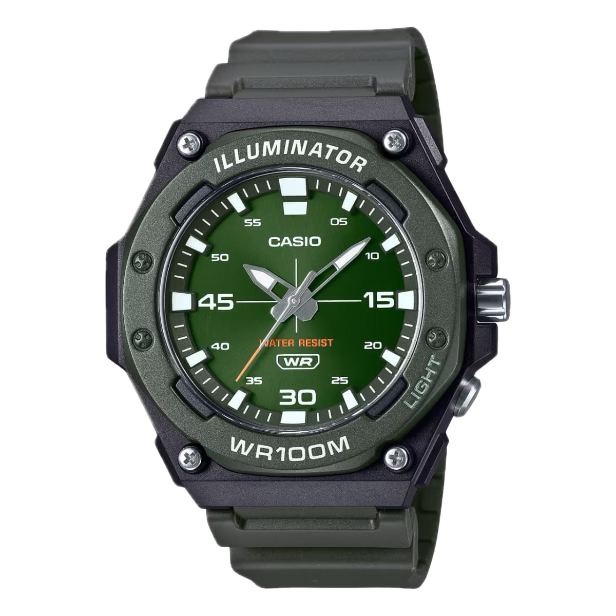Casio - Men's Sport Watch with Green Dial - MW-620H-3AVCF - Black price history on PriceWatchPro