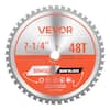 VEVOR
Affordable, Reliable Home Improvement
7-1/4"
185mm
48T
5/8" APERTURE
MAXIMUM SPEED 7500 RPM
OKES05
THICKNESS: 0.071" (1.8mm)
SINGLE SAW BLADE
VEVOR Support Center
www.vevor.com/support
Made in China