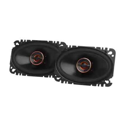 Front. Infinity - INFINITY REF467F 4” x 6” Two-way car audio speaker - Black.