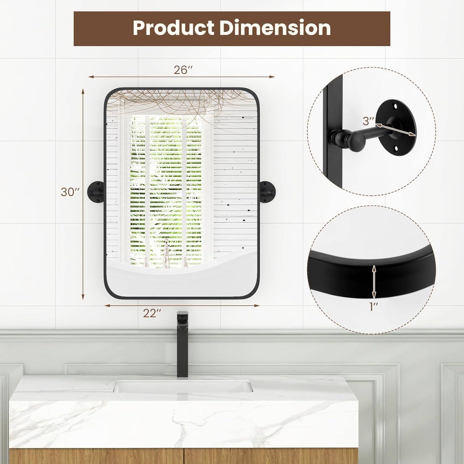 Product Dimension

- Width: 26"
- Height: 30"
- Depth: 22"
- Knob Diameter: 3"
- Thickness: 1"