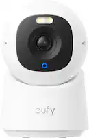 eufy - E30 Indoor Wired 4K PTZ Security Camera with Spotlight - White - Front_Zoom