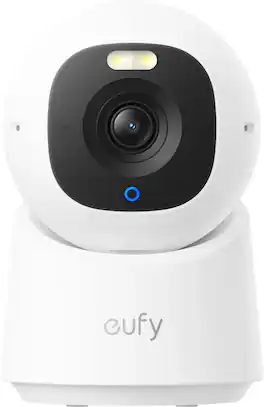 eufy - E30 Indoor Wired 4K PTZ Security Camera with Spotlight - White