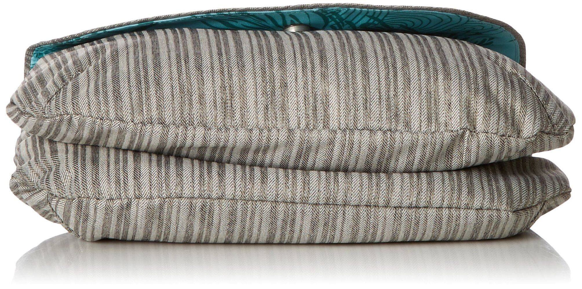 Alt View 1. Haiku - Haiku Bliss RFID Blocking Crossbody Saddle Bag - Gray Poplar.