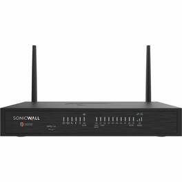 SonicWall - TZ380W Network Security/Firewall Appliance - Intrusion Prevention - 8 Port - Gigabit Ethernet, 5 Gigabit - Black