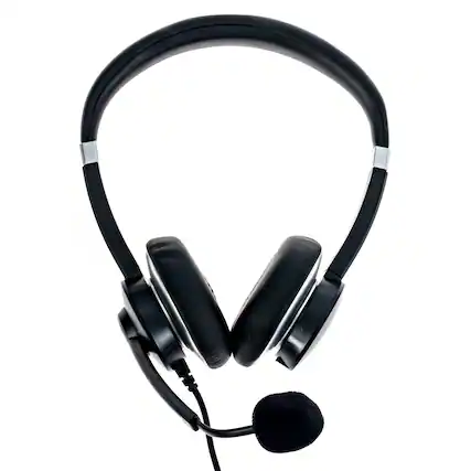 Front. Spracht - WorkIT!™ USB Corded Headset, Dual Ear.