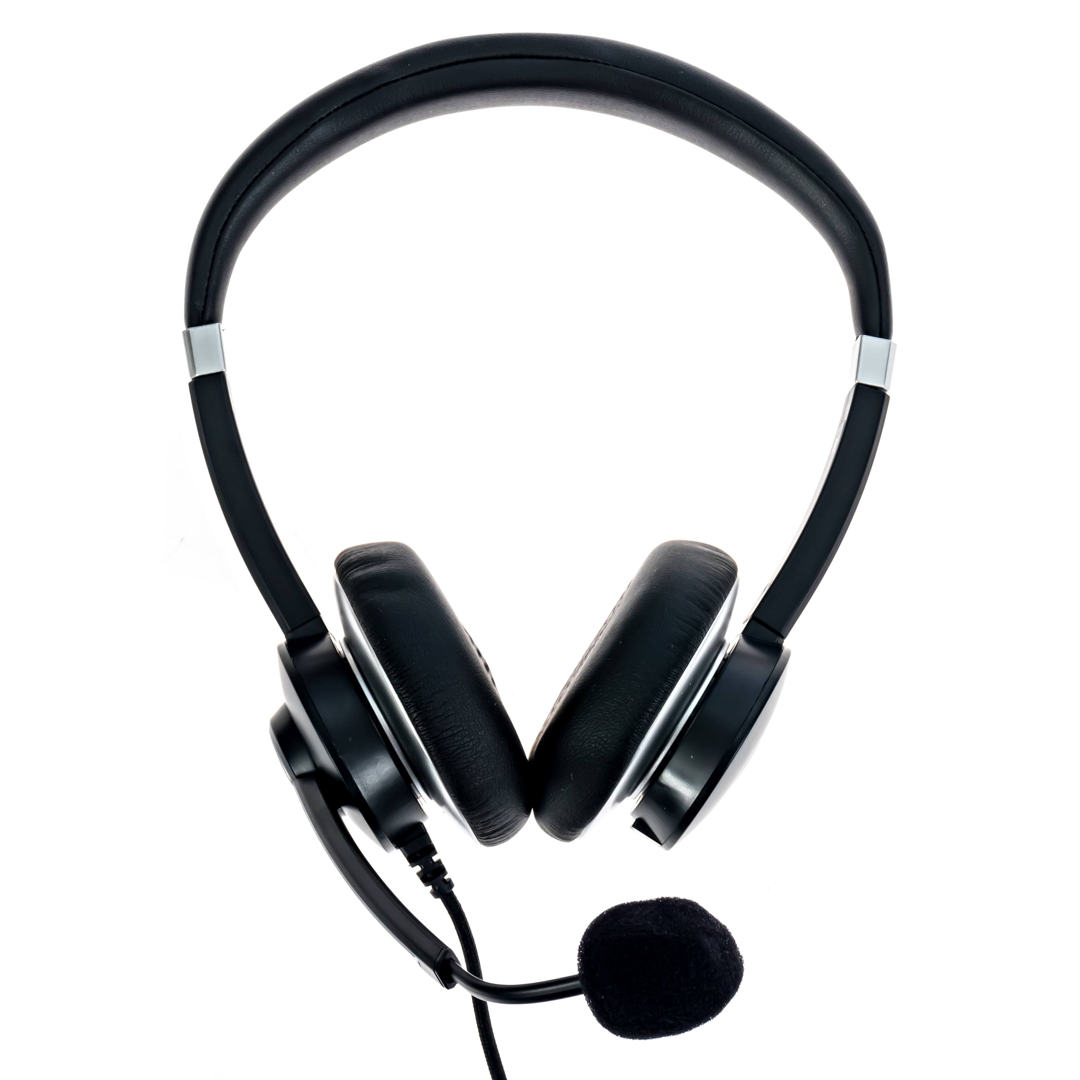 Front. Spracht - WorkIT!™ USB Corded Headset, Dual Ear.
