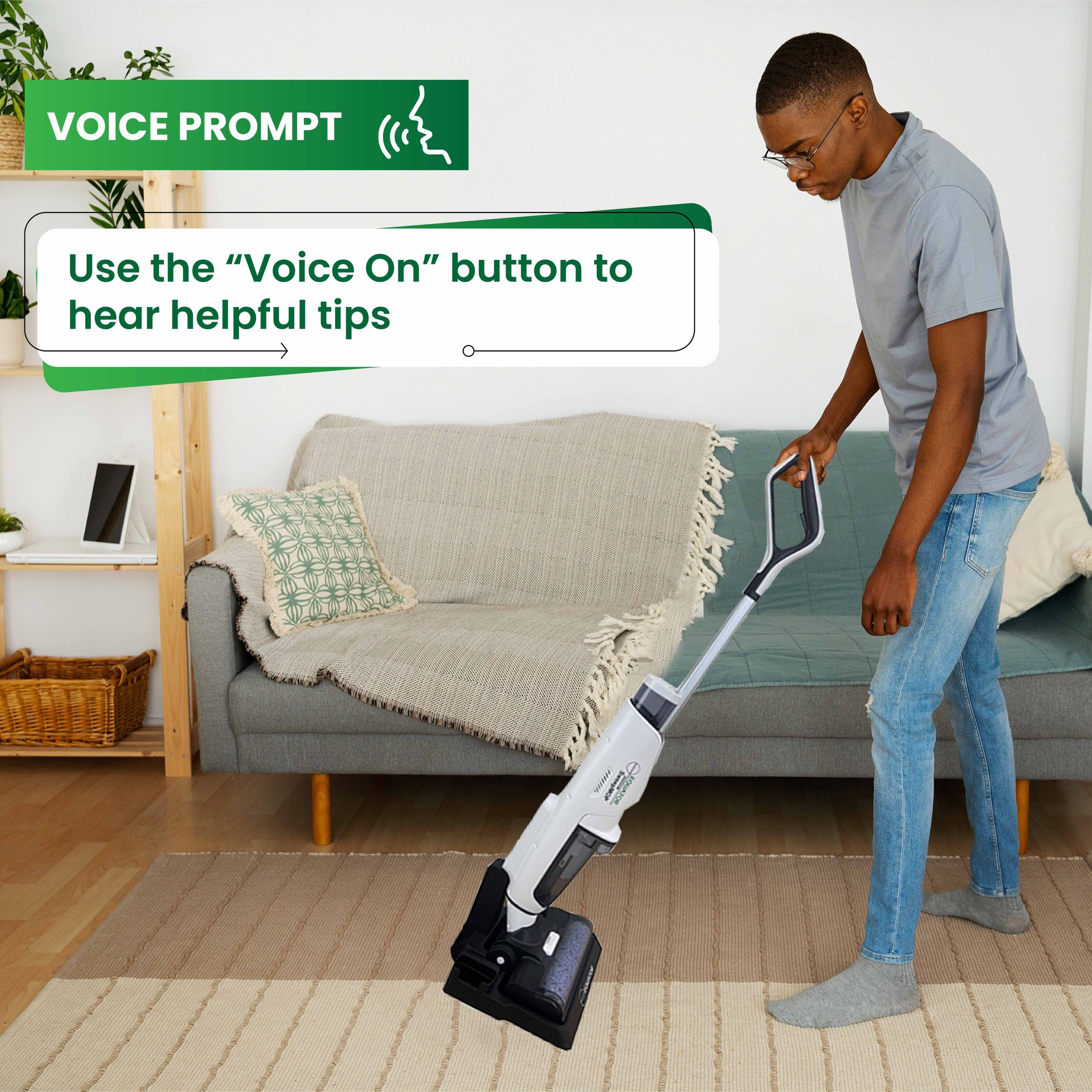 VOICE PROMPT
Use the "Voice On" button to hear helpful tips