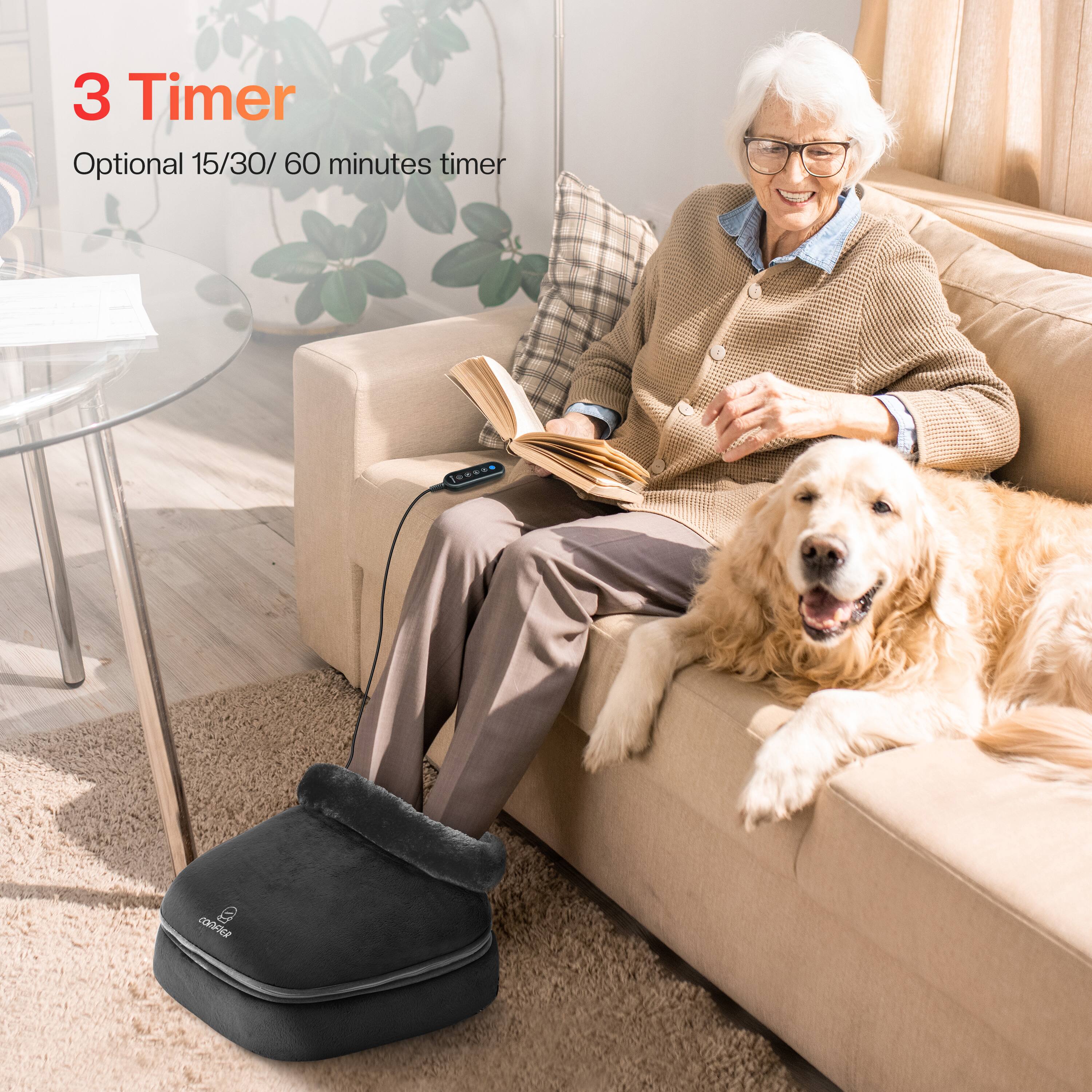 3 Timer  
Optional 15/30/60 minutes timer