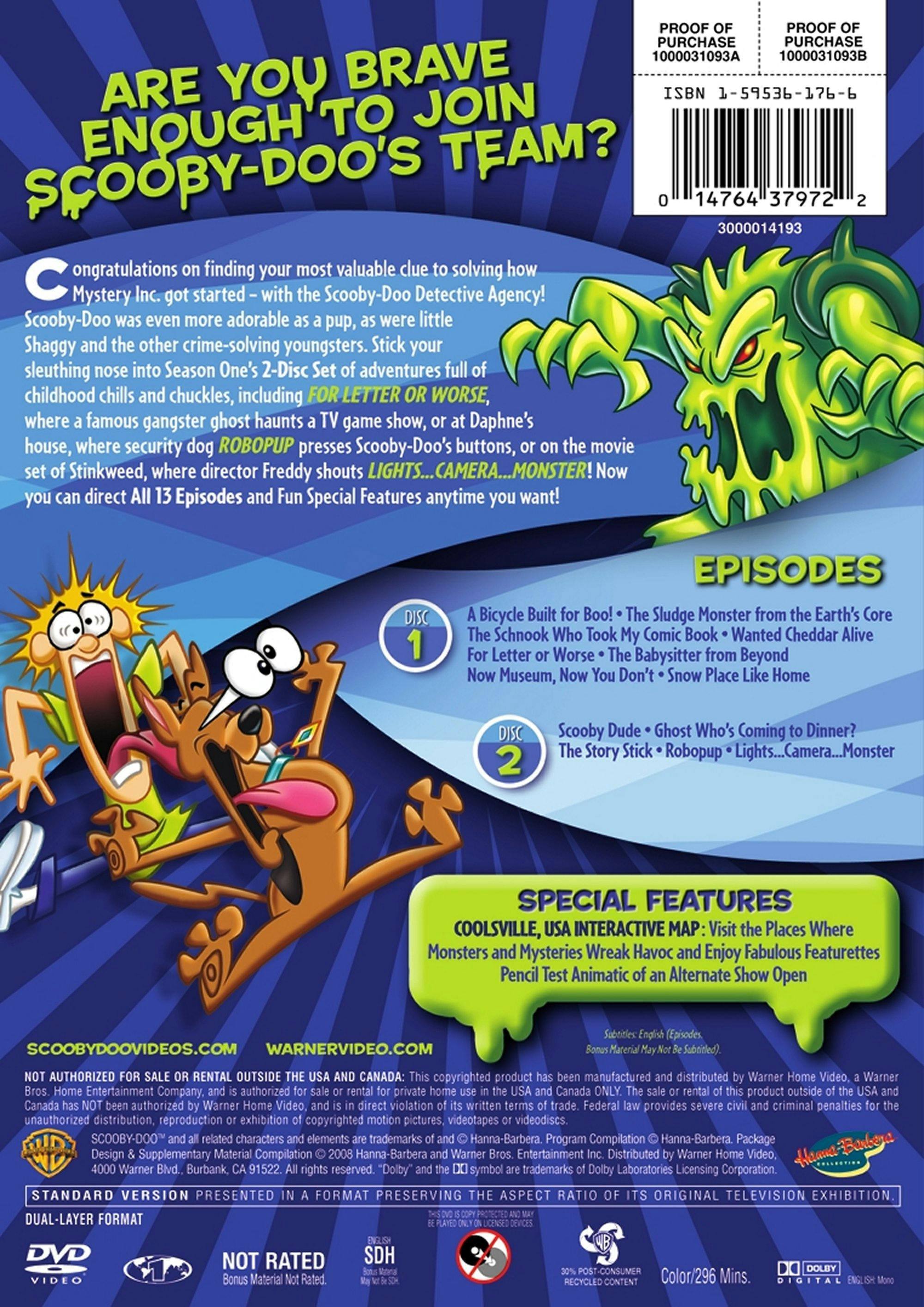 Angle. A Pup Named Scooby-Doo: The Complete First Season [DVD].