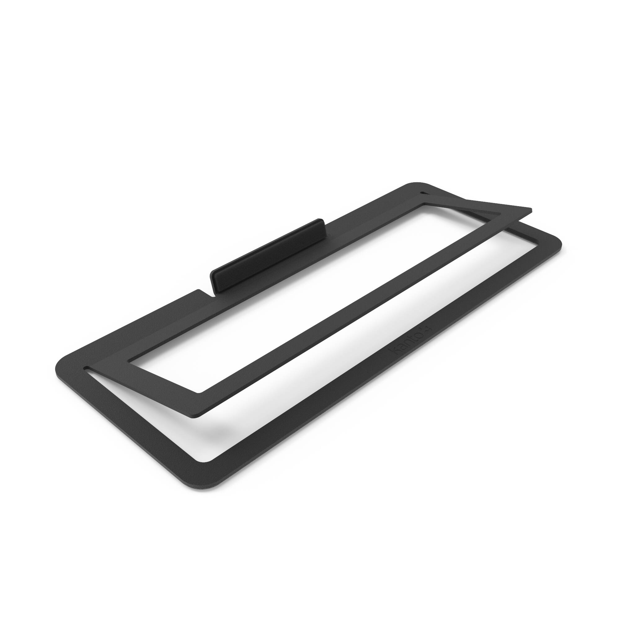 Alt View 2. Kanto - Low-Profile Angled Sound Bar and Center Channel Speaker Stand - Black.